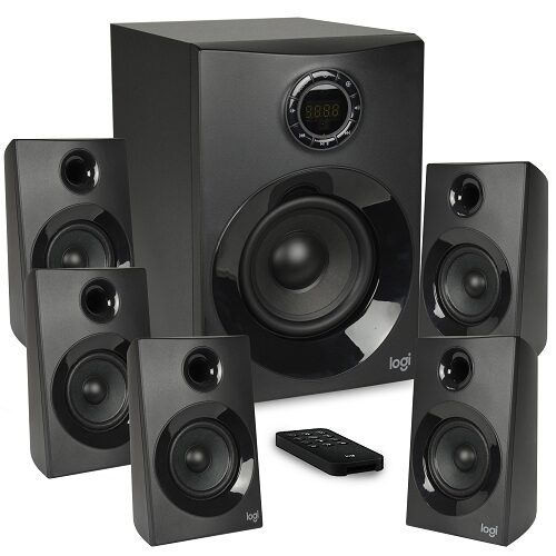 Pædagogik Gurgle nedenunder BuytechO - Speakers & Sound Systems - Logitech Z606 6-Piece 5.1-Channel Surround  Sound Speaker System w/Bluetooth